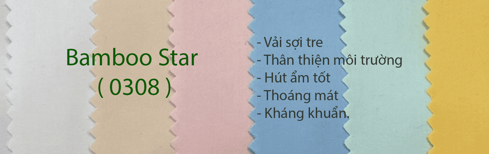 Vải sợi tre - Bamboo Star